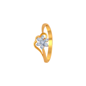 Allium Yellowum Diamond Ring