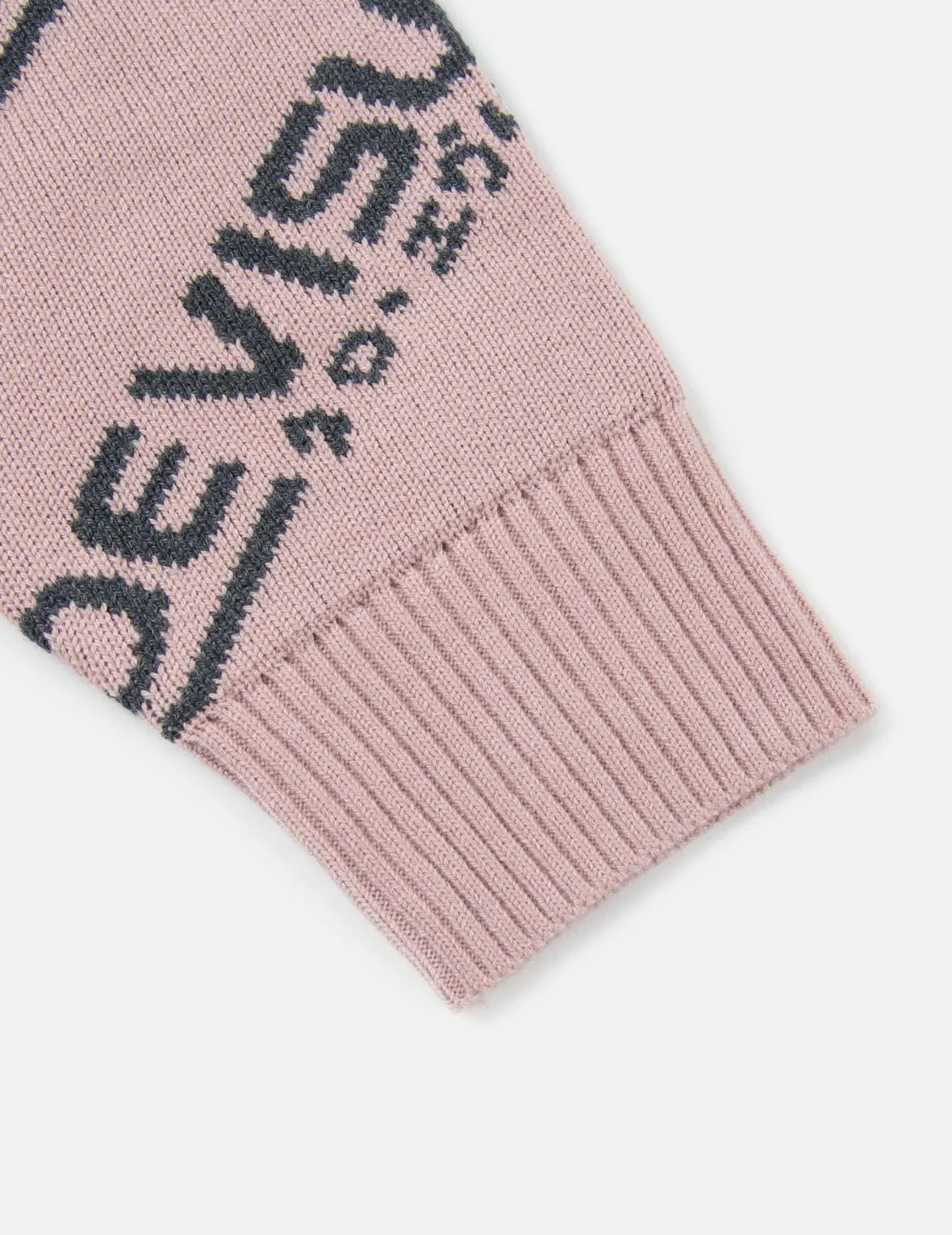 Allover Logo Intarsia Cardigan