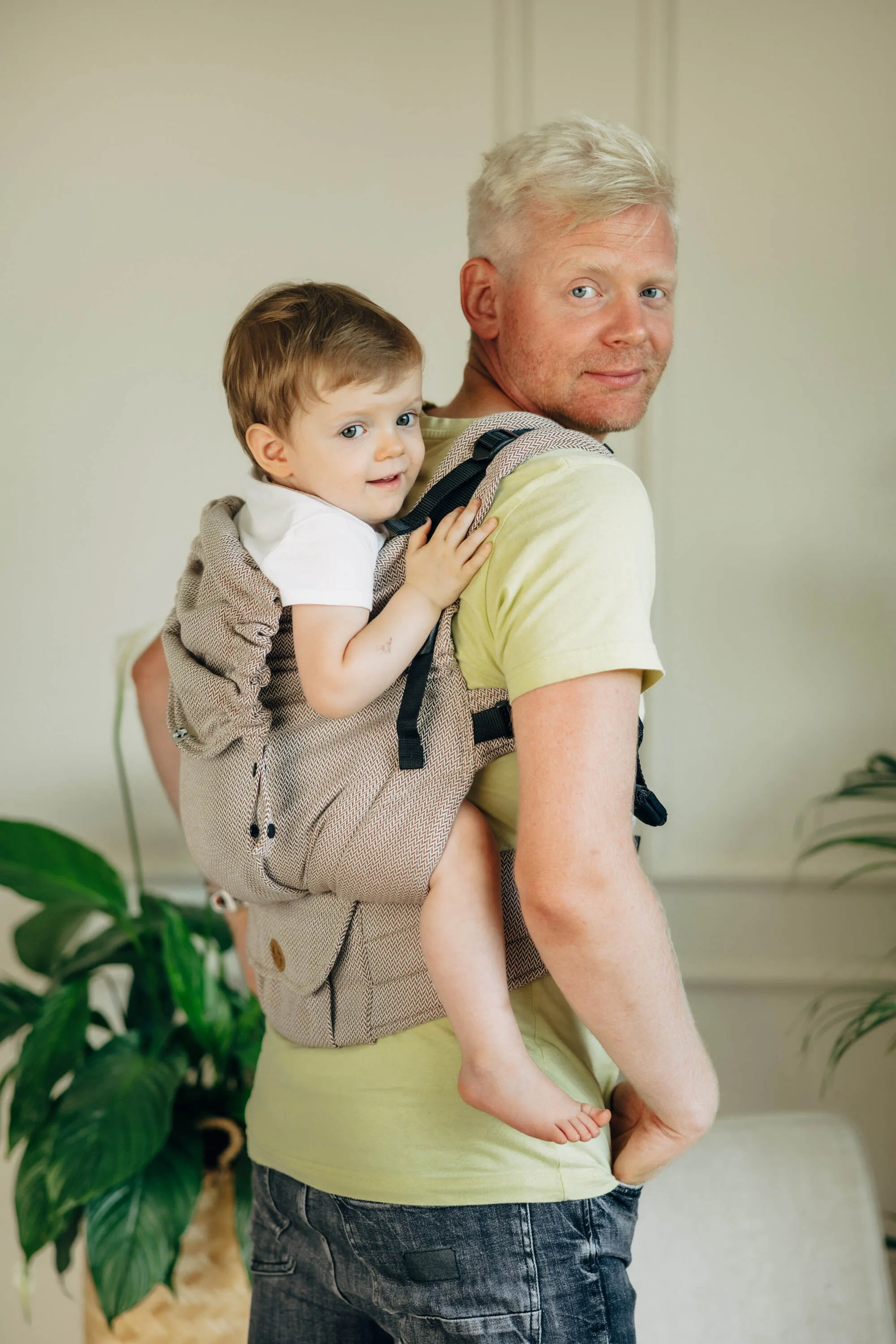 Almond LennyPreschool Carrier by LennyLamb