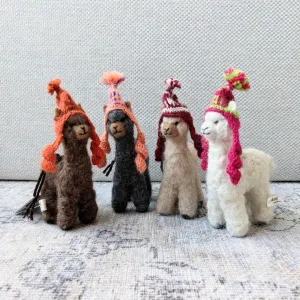 Alpaca Needle Felted Sculpture