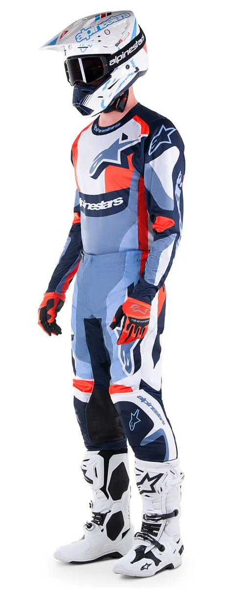 Alpinestars Fluid Agent Night Navy Hot Orange Pants