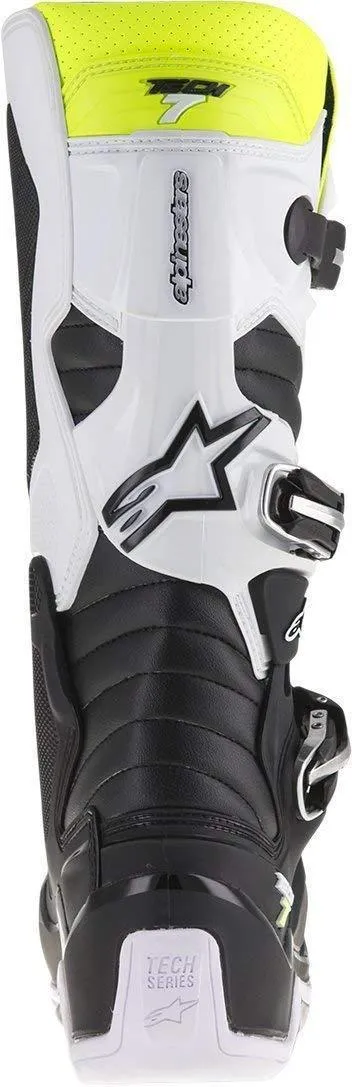 Alpinestars Tech 7 Men's Black/White/Yellow Motocross Boots