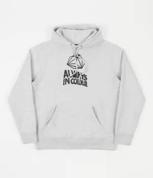 Always in Colour Geometric Hoodie - Grey Heather