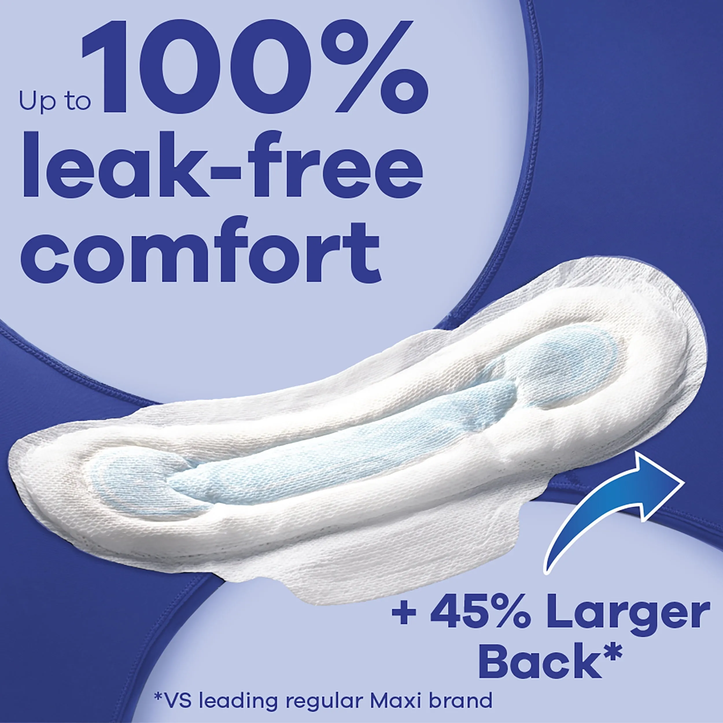 Always Maxi Overnight Pads with Wings, Size 4, Overnight Absorbency, 48 CT