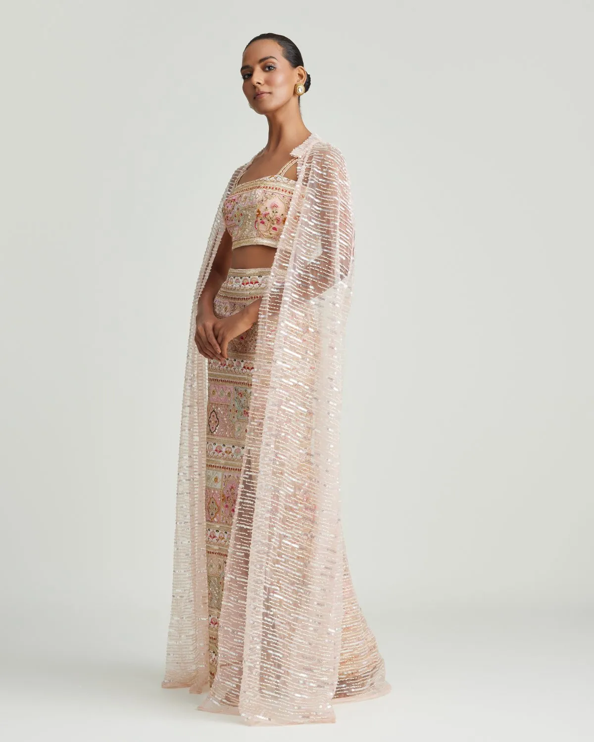Amara Embroidered Cape