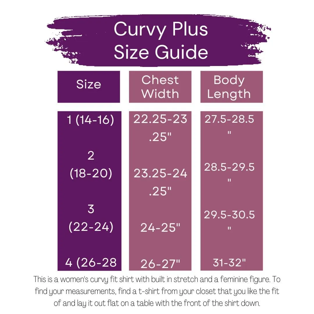 Amazing Grace V-Neck Curvy Tee