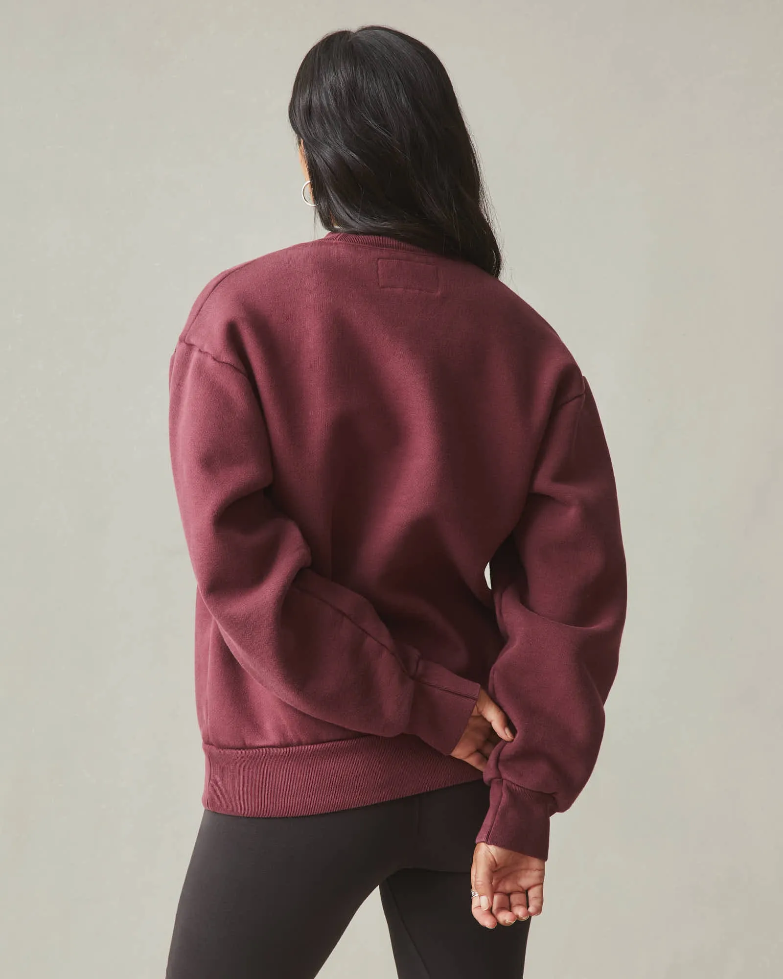 American Vintage Crew Sweatshirt - Zinfandel