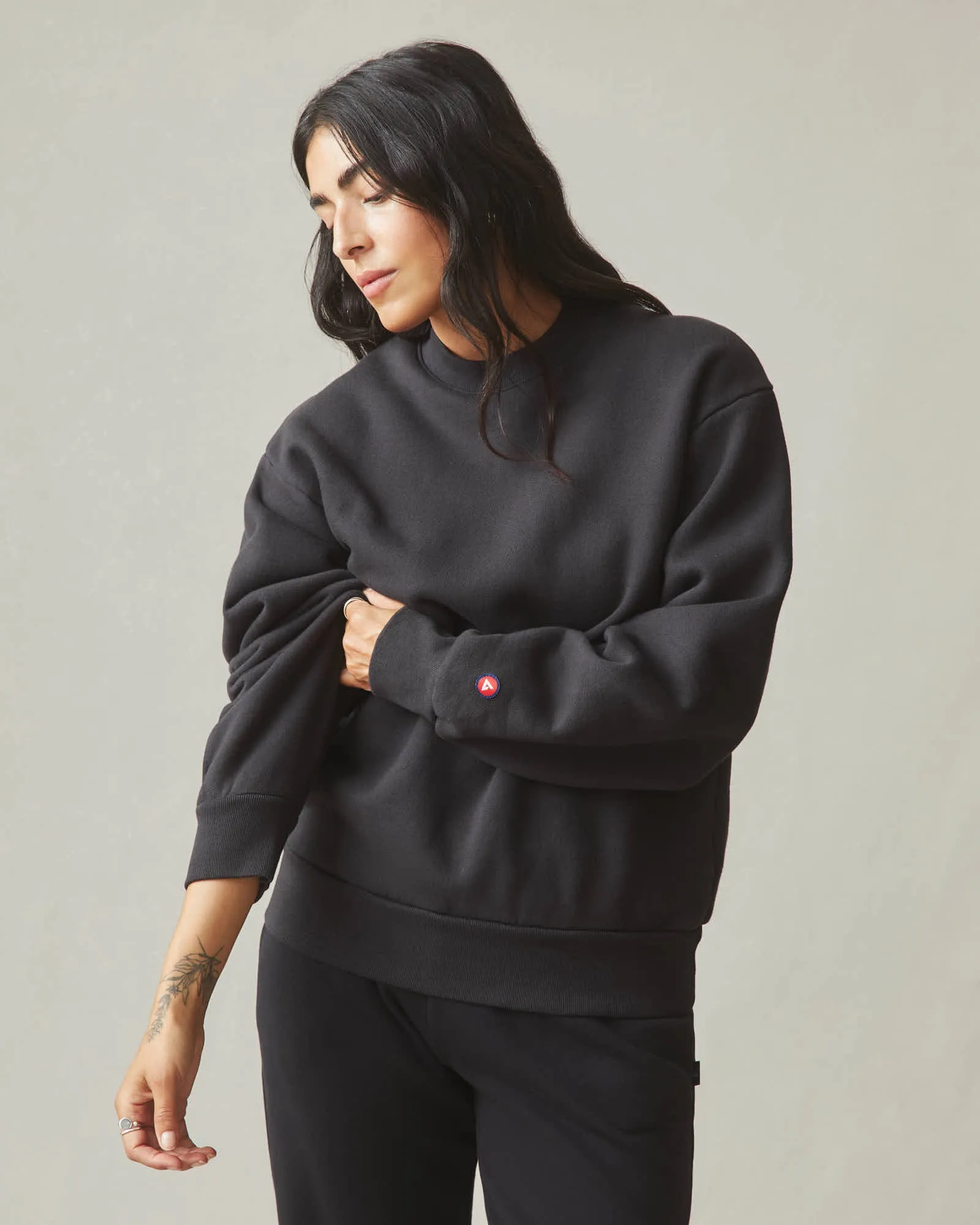 American Vintage Unisex Crew - Vintage Black