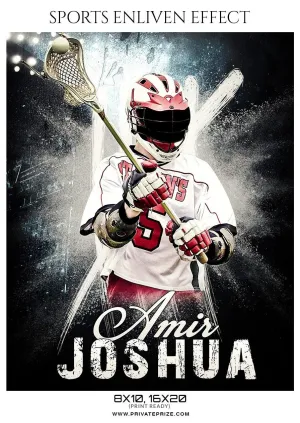 Amir Joshua - Lacrosse Sports Enliven Effects Photography Template