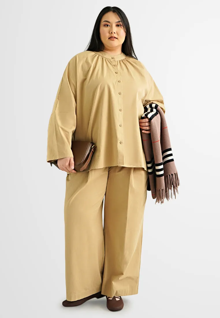 Amora Casual Hidden Drawstring Pants