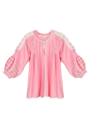 Amorcita Mexican Top - Pink