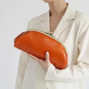 Amozae-Clutch Purse Luxury For Women Ins Fashion Retro Concise Large Capacity Women Dinner Evening Bag