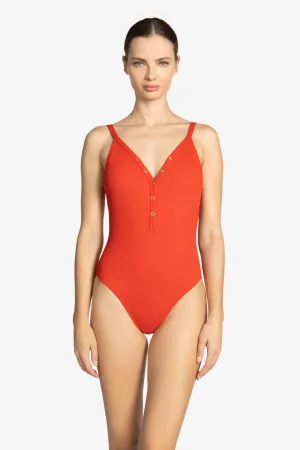 AMY V-NECK ONE PIECE (FINAL SALE)