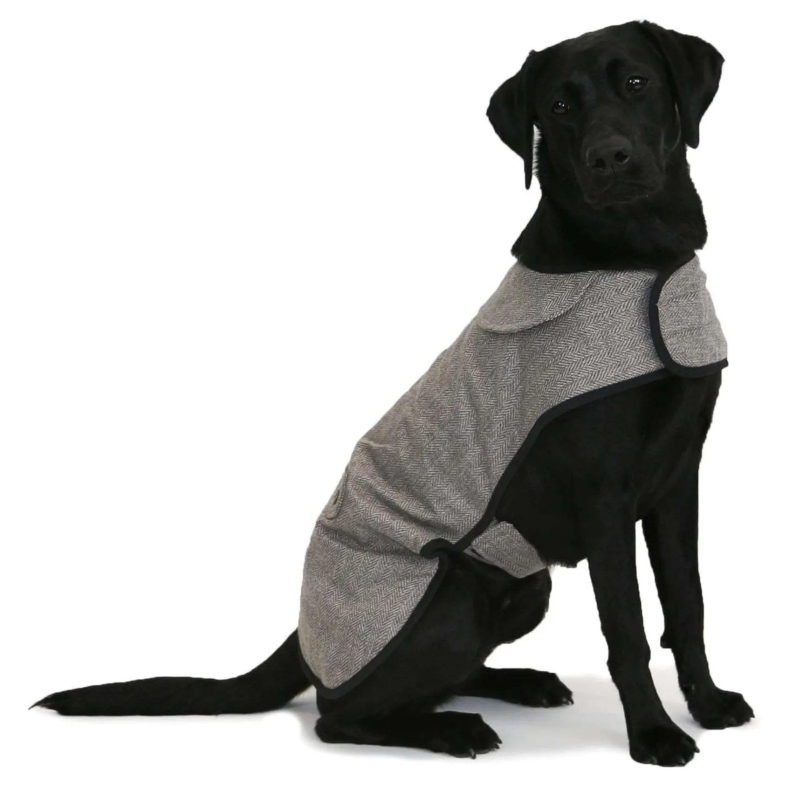 Ancol Heritage 30cm Taupe Herringbone Dog Coat - Small