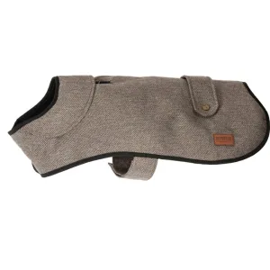 Ancol Heritage 60cm Taupe Herringbone Dog Coat -  X-Large