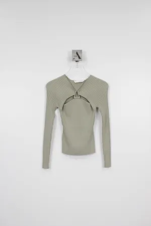 Angelina Compact Rib L/S Pullover