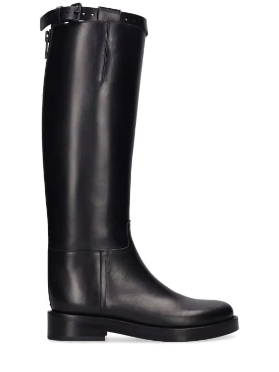 Ann Demeulemeester   40mm Stan leather tall boots 