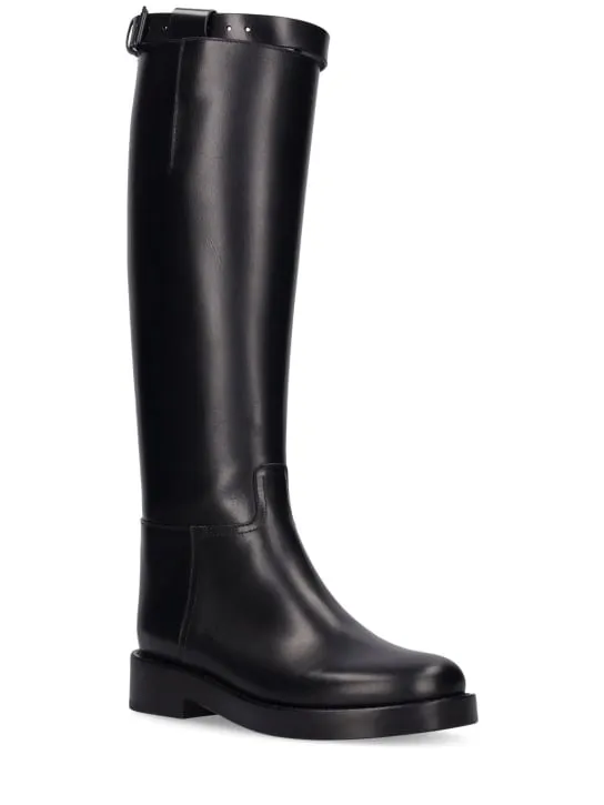 Ann Demeulemeester   40mm Stan leather tall boots 