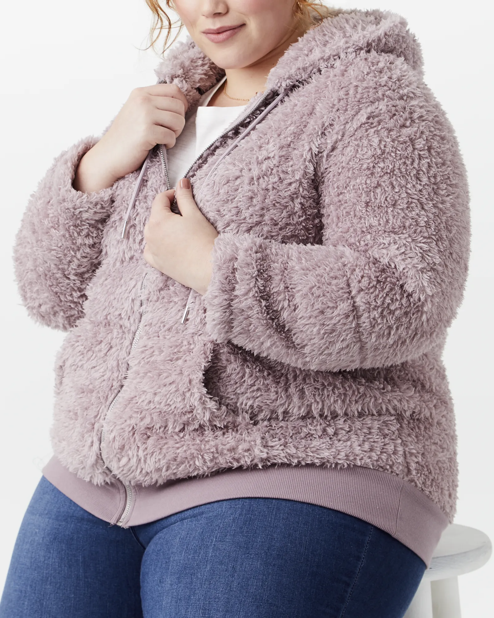 Anna Fleece Hoodie | Lilac