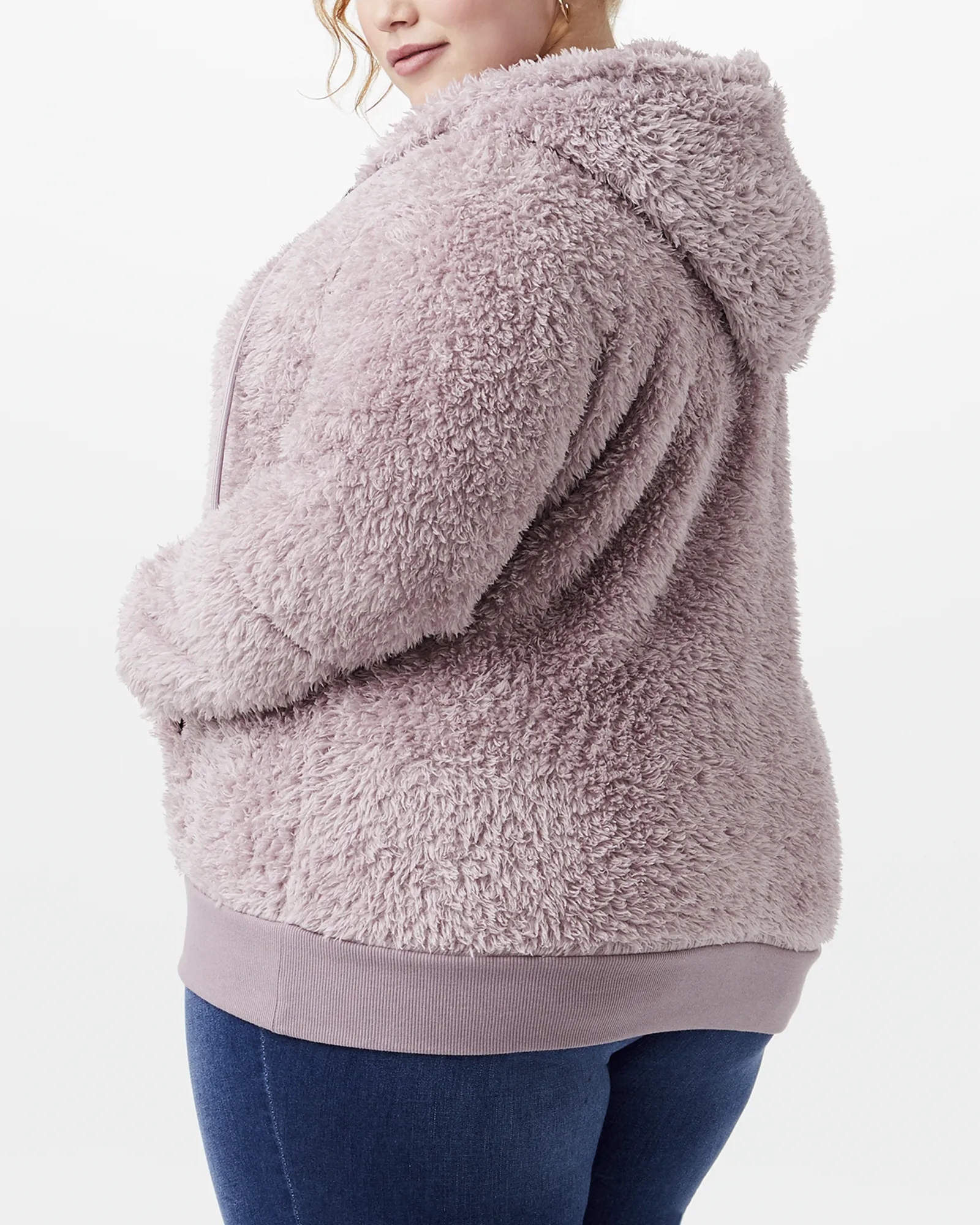 Anna Fleece Hoodie | Lilac