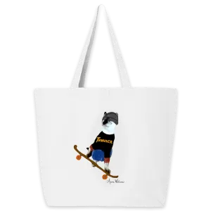Anne Williams Art- Skateboard Cat Tote