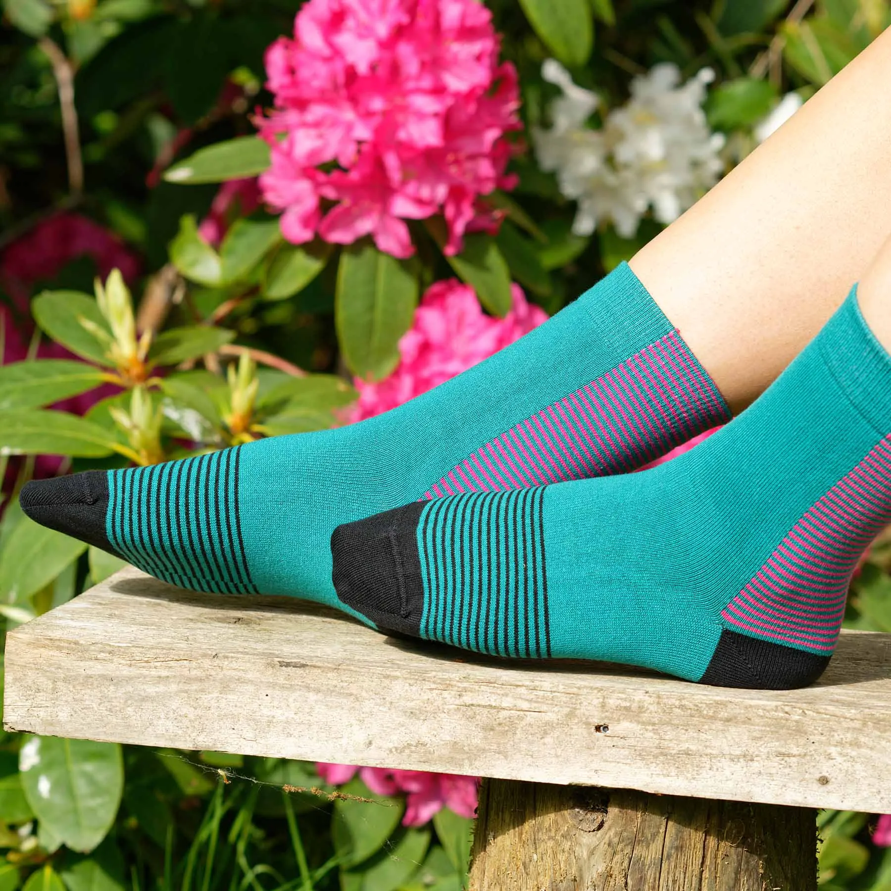 Anne Women's Socks - Teal
