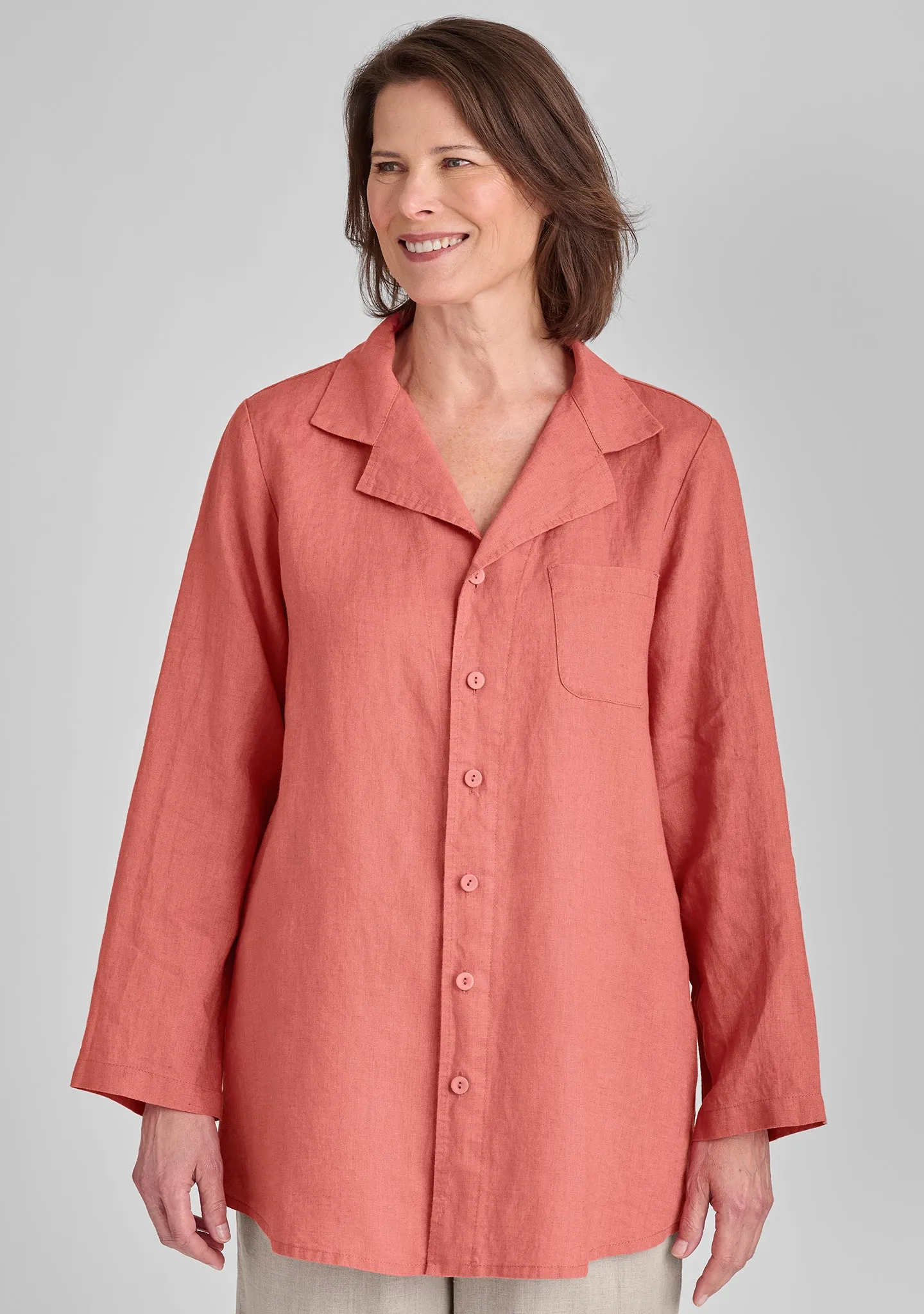 Anniversary Shirt - Linen Button Down Shirt