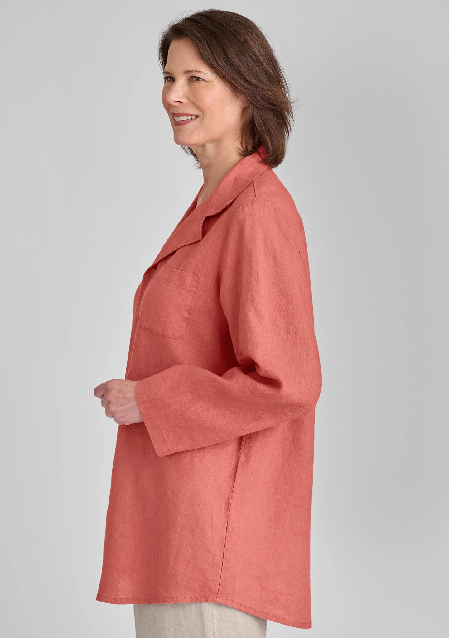 Anniversary Shirt - Linen Button Down Shirt