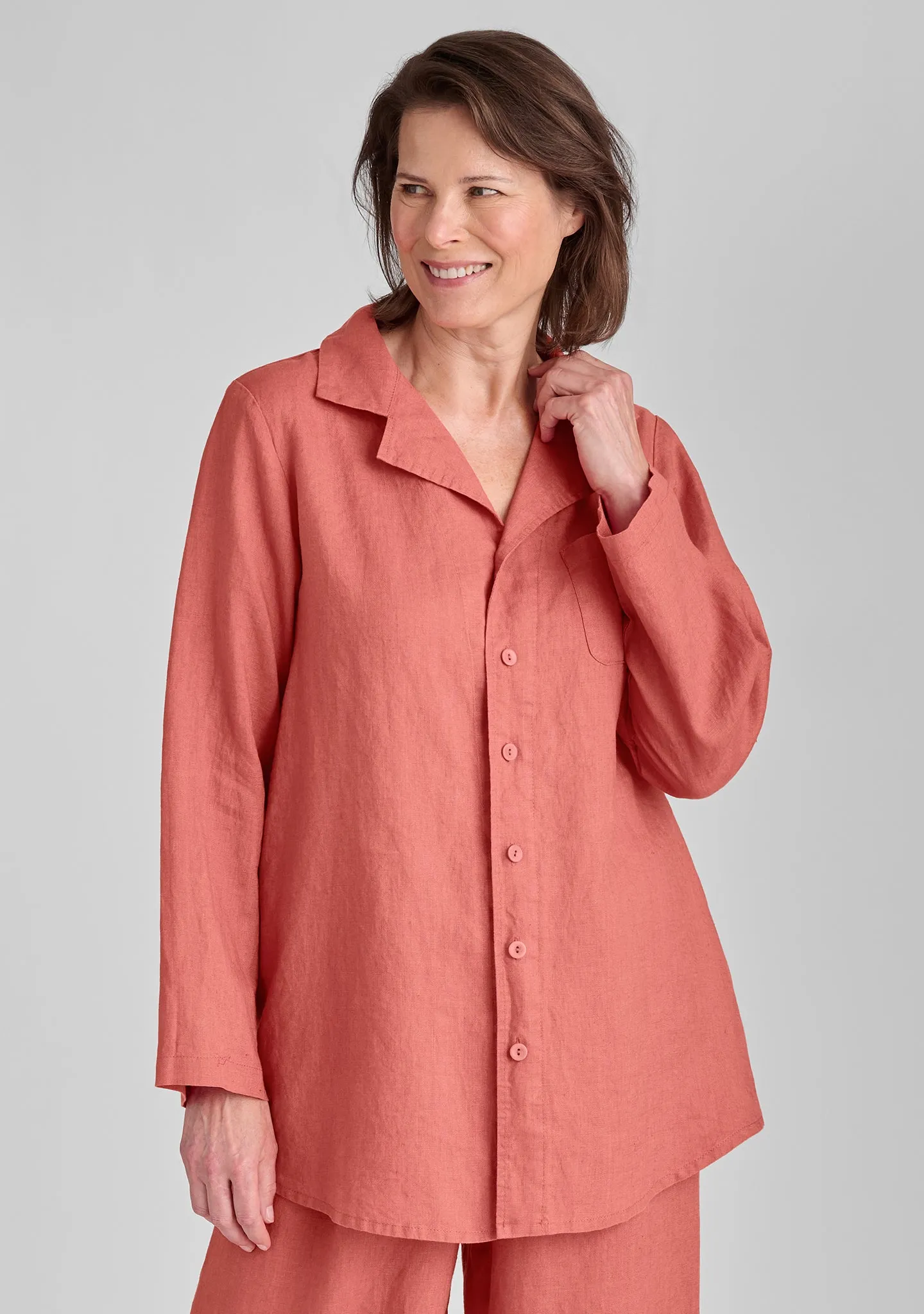 Anniversary Shirt - Linen Button Down Shirt