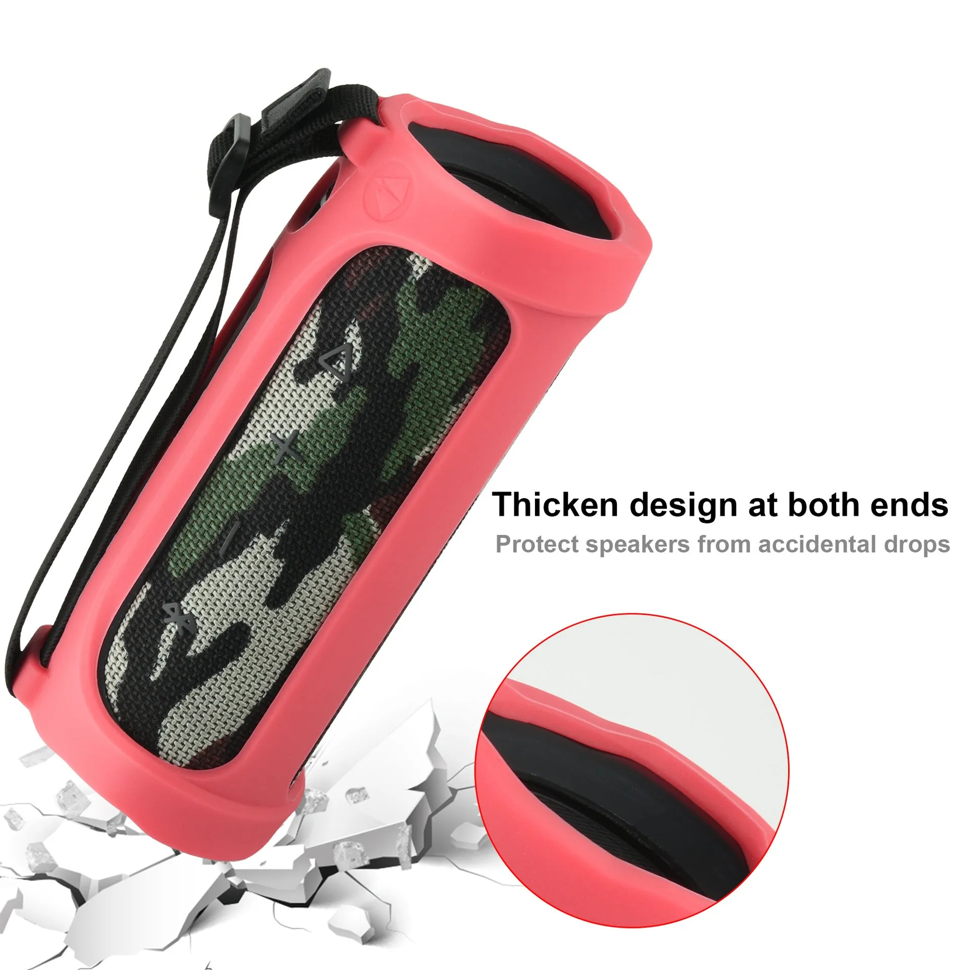 Anti-Fall Silicone Protective Cover for JBL Flip4