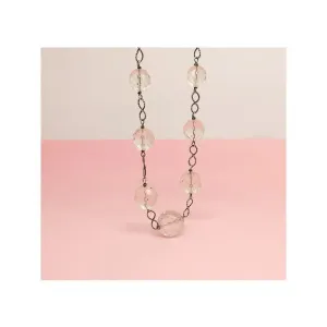 Antique Edwardian Infinity Rope Glass Necklace