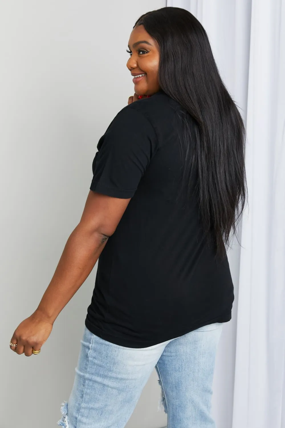 *APP EXCLUSIVE* HALF COFFEE HALF TEACHER Graphic Cotton Tee