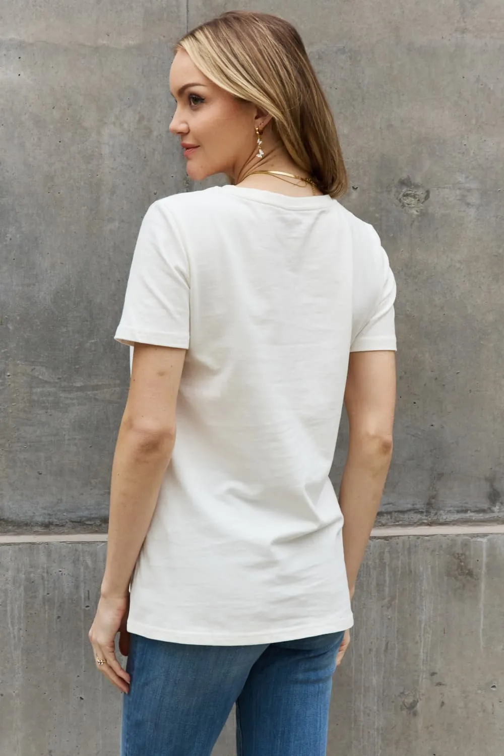 *APP EXCLUSIVE* HALF COFFEE HALF TEACHER Graphic Cotton Tee