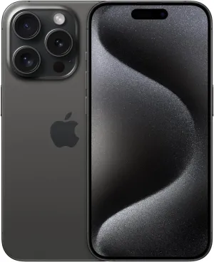 Apple iPhone 15 Pro 5G, 128GB, Black -  Unlocked