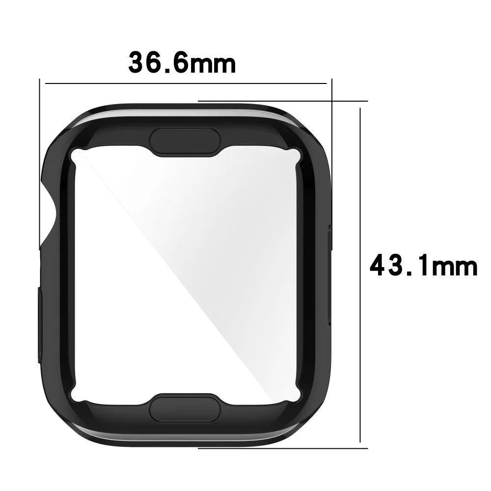 Apple Watch (41mm) stylish TPU cover - Rose Gold