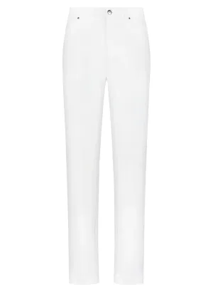 AQUA COTTON FOREVER JEAN POCKET PANT - WHITE