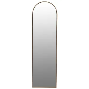 Arched Gilt Framed Mirror 100 cm