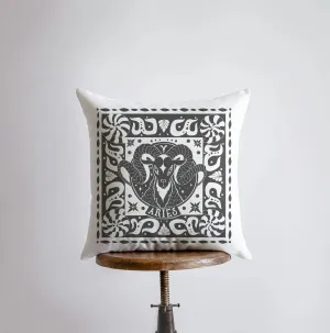 Aries | Zodiac | Stars | Astrology | Throw Pillow  | Map of the Stars | Home Decor | Room Decor  | Astrology Sign