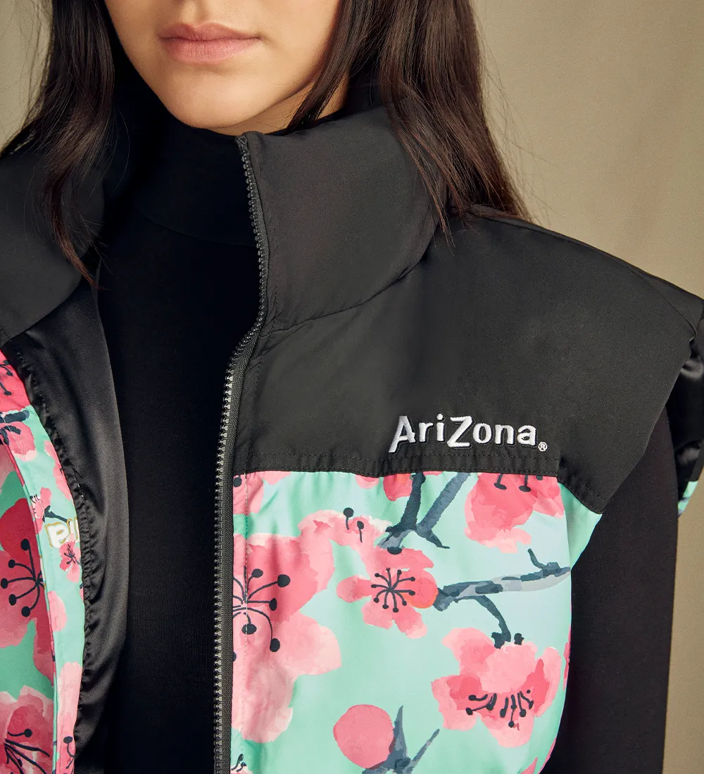 AriZona Blossom Puffer Vest