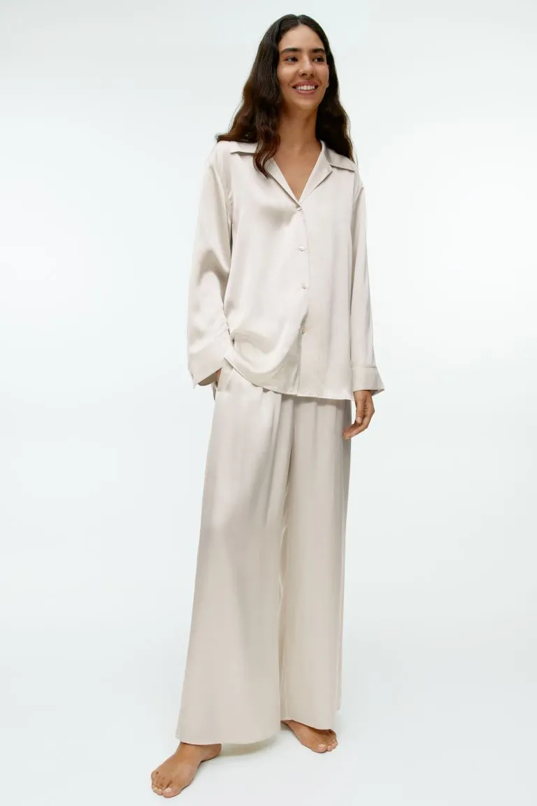 ARKET silk trousers