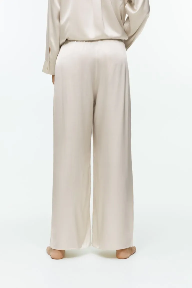 ARKET silk trousers