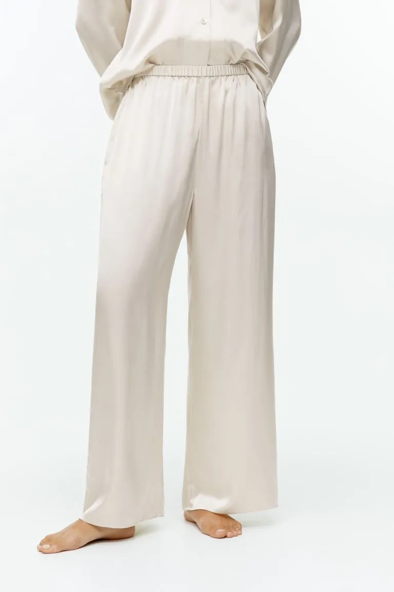 ARKET silk trousers
