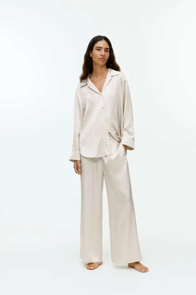 ARKET silk trousers