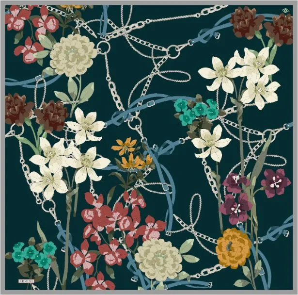 Armine Amber Elegant Silk Scarf No. 53