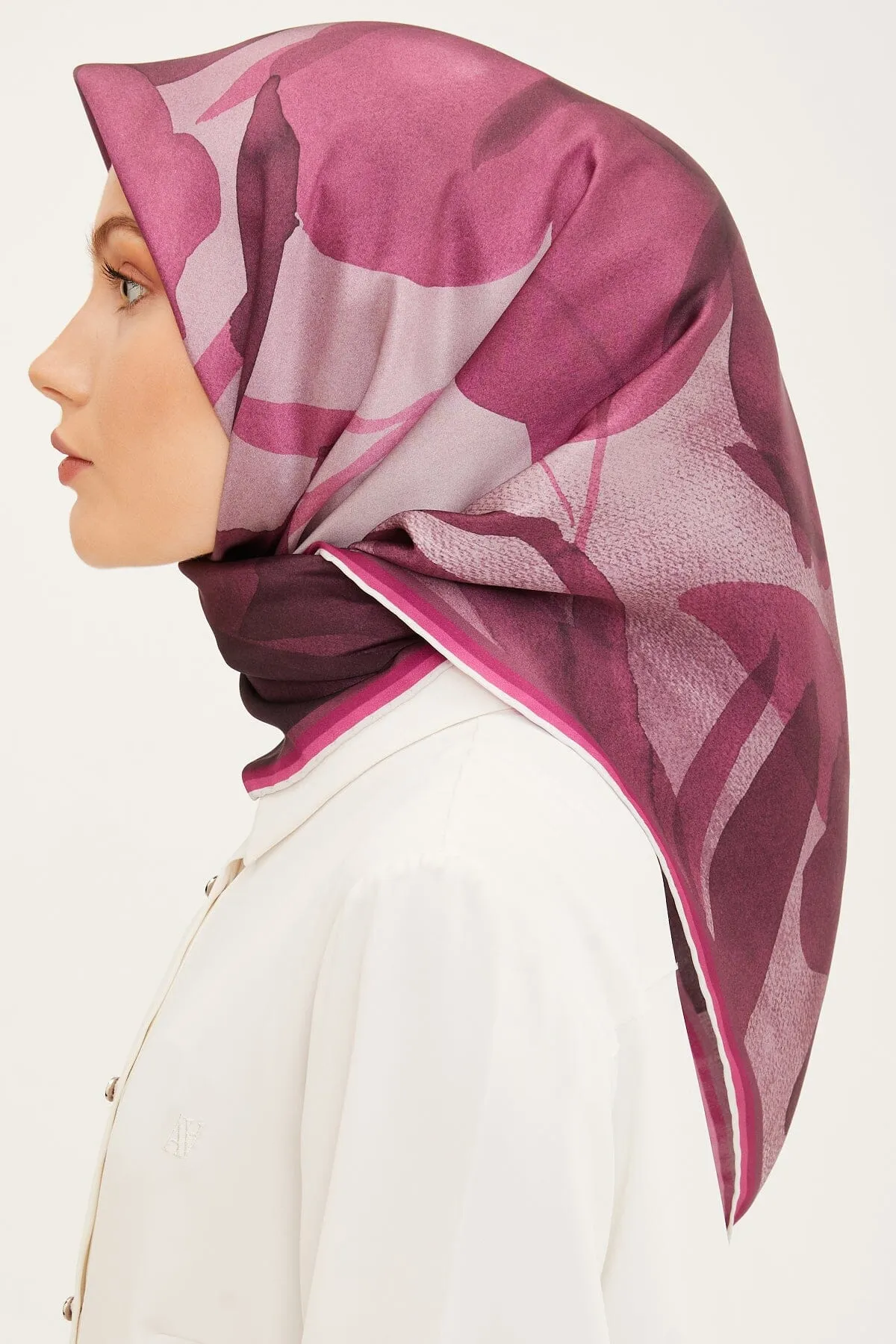 Armine Grace Floral Silk Scarf #50