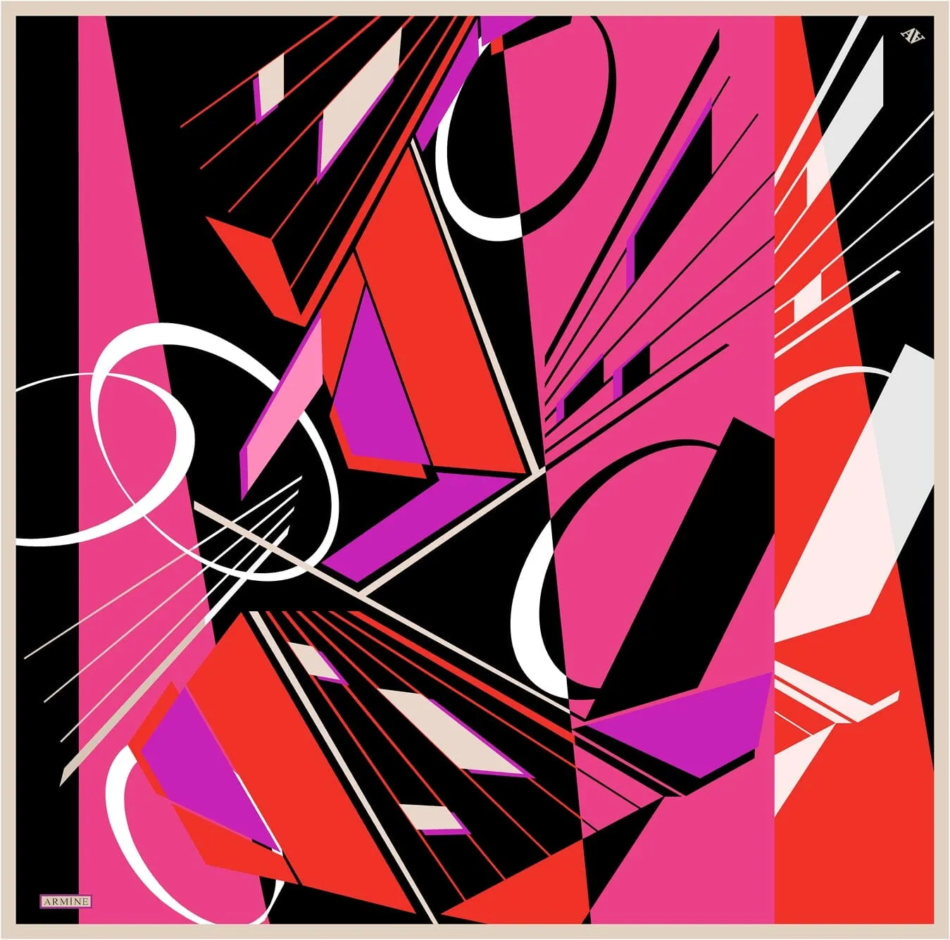 Armine Lumi Fashion Silk Scarf #32