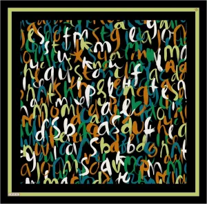 Armine Nudle Designer Silk Scarf #3