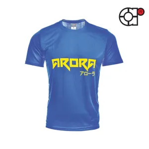 ARORA SHORT SLEEVE MICROFIBER LOGO TEE (ROYAL BLUE)