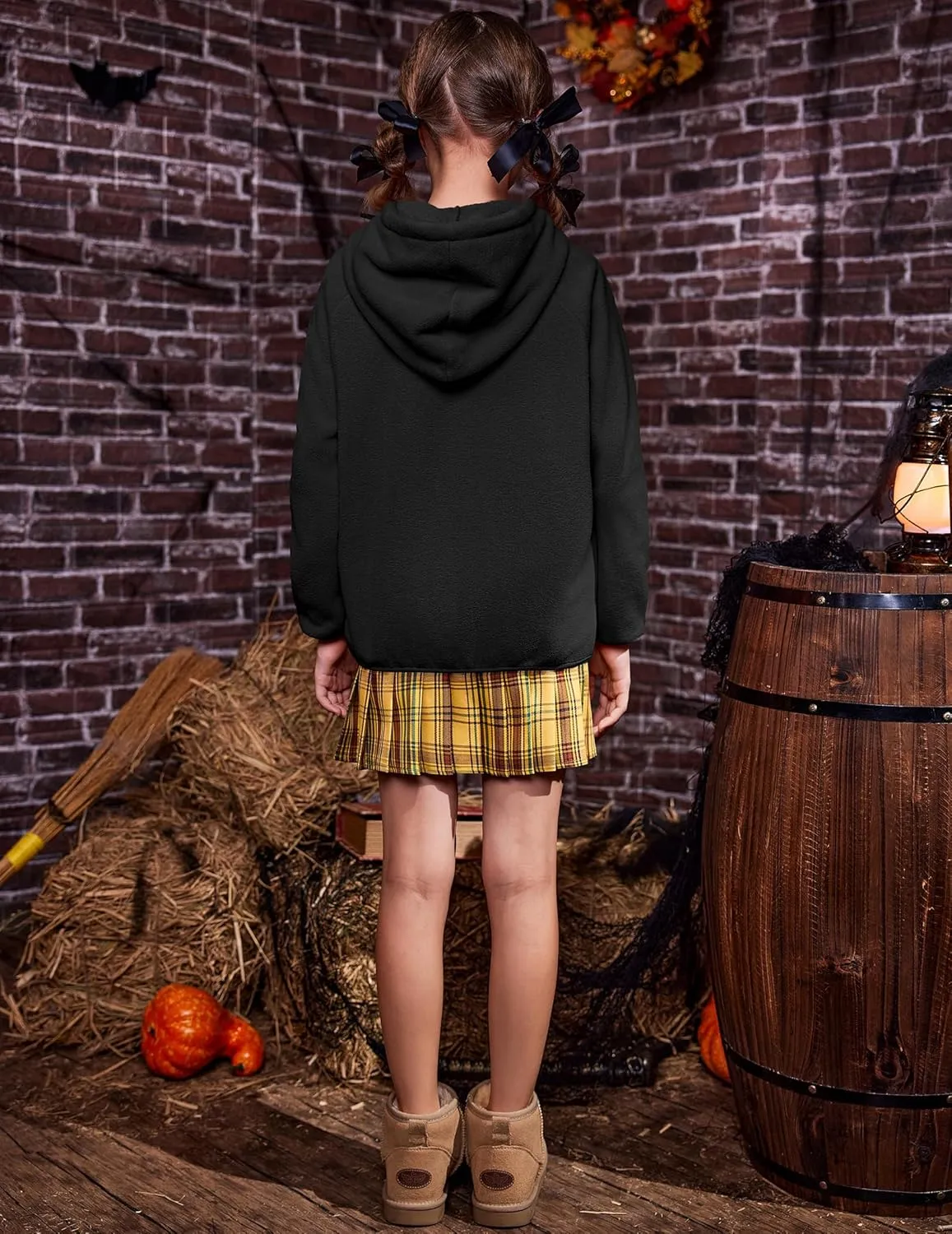 Arshiner Girls Fleece Pullover Hooded Sweatshirt Colorblock Sherpa Hoodie
