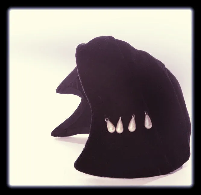 Art Deco Velvet Hat: A Touch of 1920s Elegance & Unique Millinery Artistry